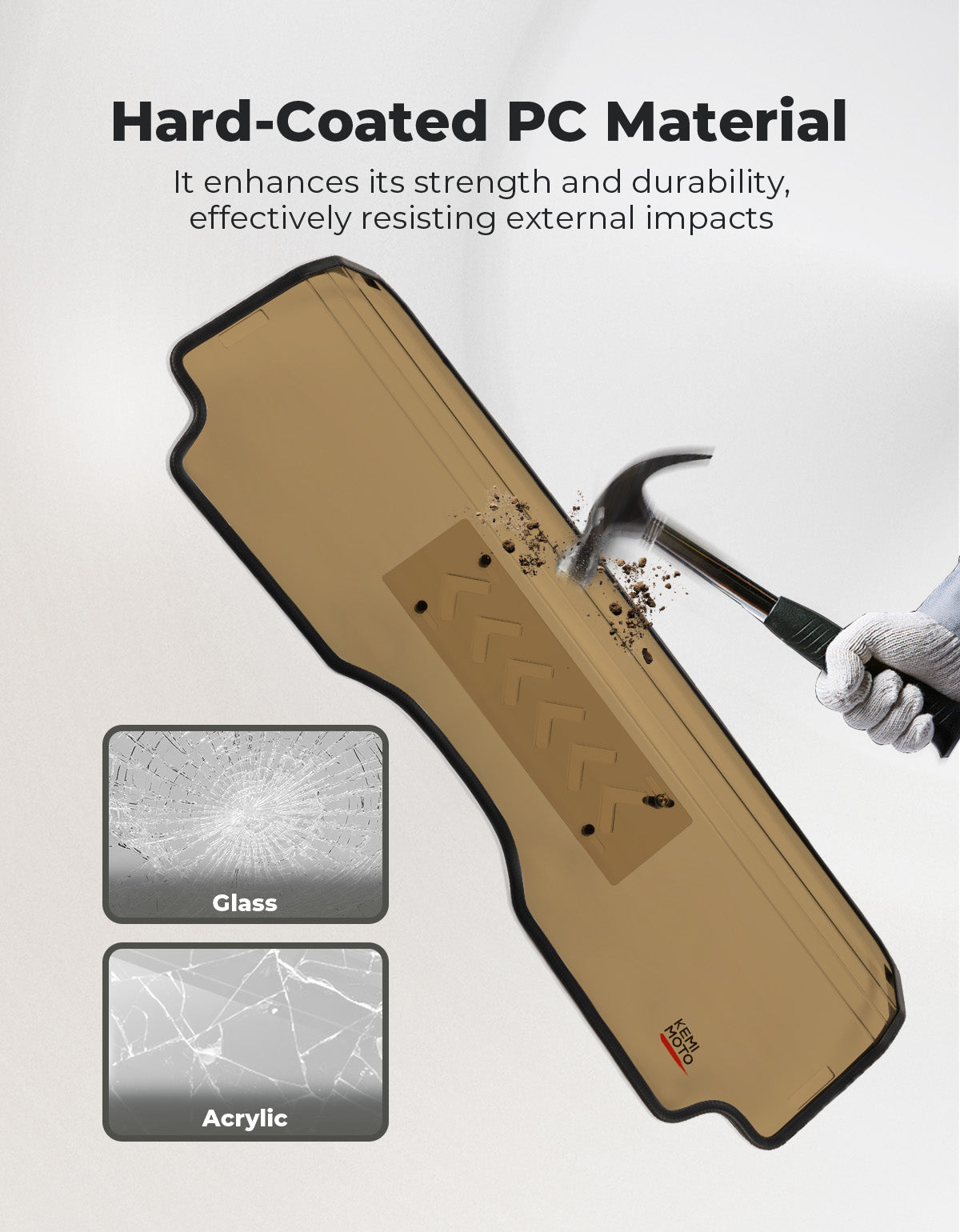 KEMIMOTO ZForce 950 lunotto posteriore oscurato scorrevole