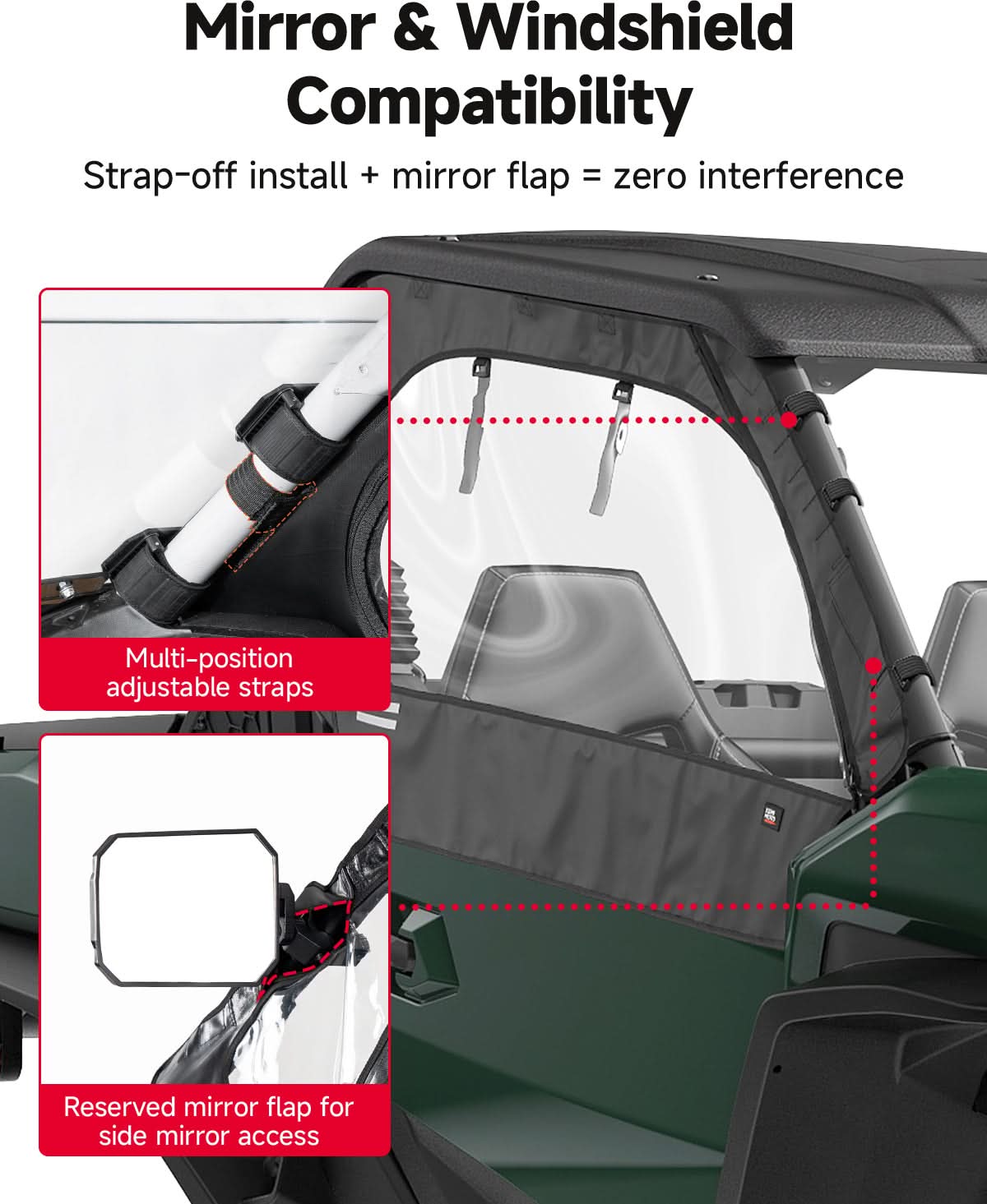 Kemimoto Commander porte cabina morbide invernali 21-26