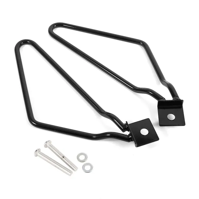 AOWINHIT staffe borse laterali moto nero ferro