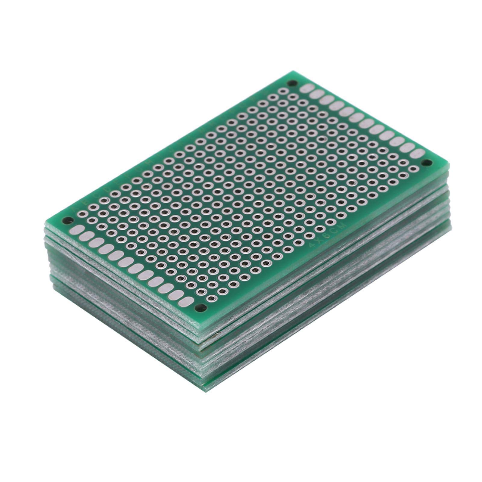 Kuuleyn 4x6cm basette millefori PCB doppia faccia 10 pezzi