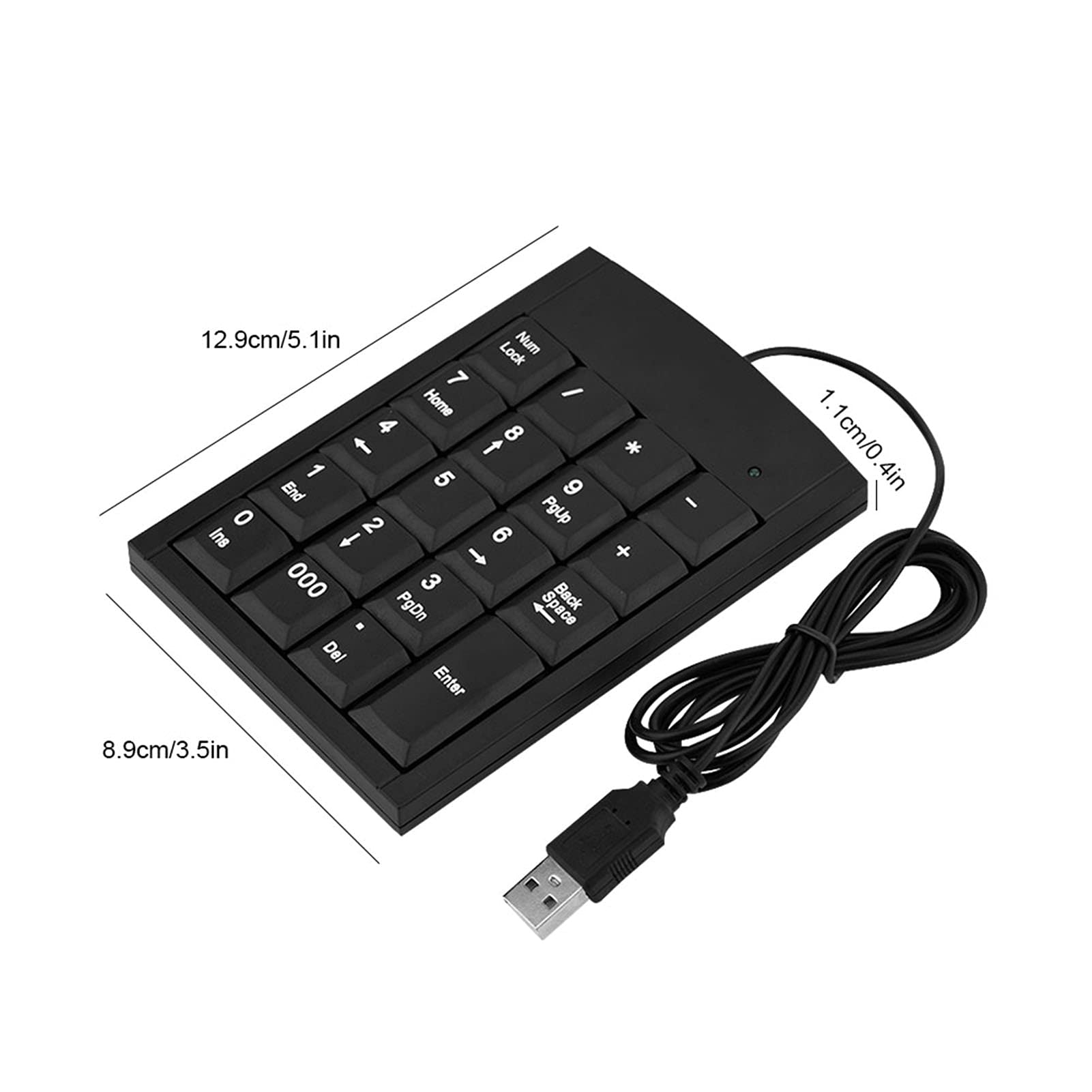 Kuuleyn tastierino numerico USB 19 tasti nero con cavo
