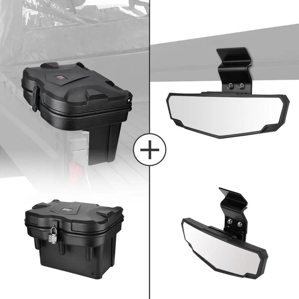 KEMIMOTO Bauletto + Specchietto Polaris Ranger Set