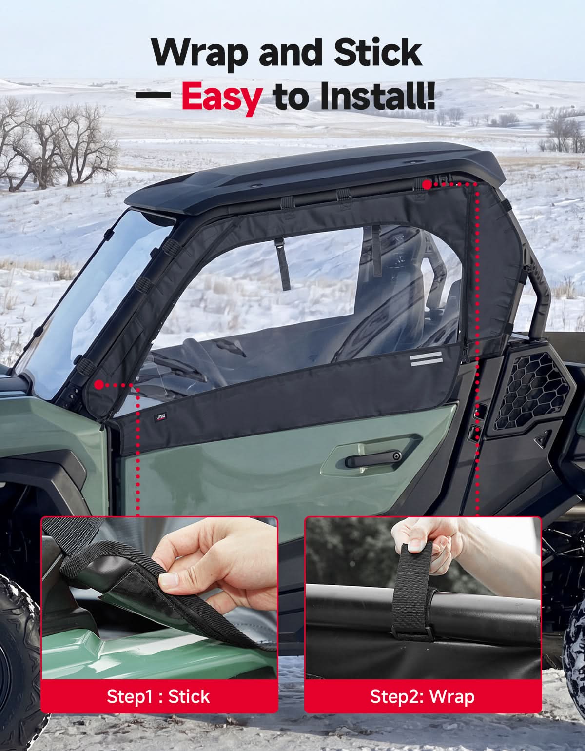 Kemimoto Commander porte cabina morbide invernali 21-26