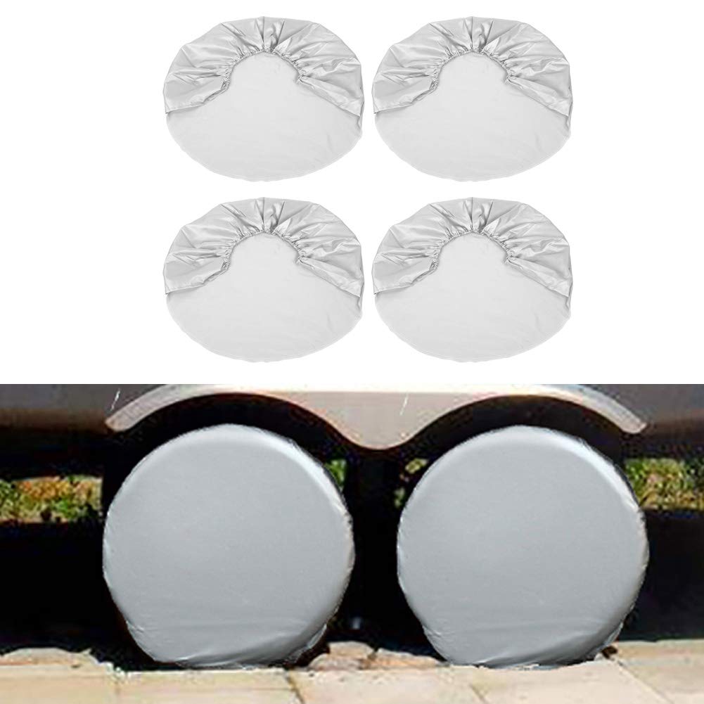 Kuuleyn Copriruota Auto 27-29 Pollici 4 Pezzi Argento