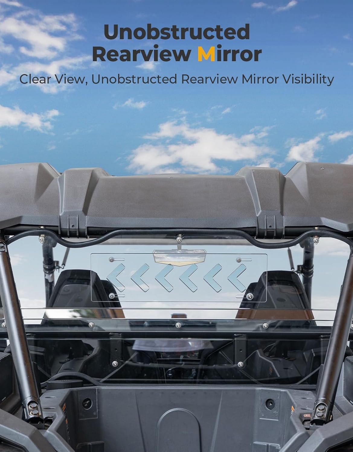 KEMIMOTO RZR XP 1000 parabrezza posteriore ventilato