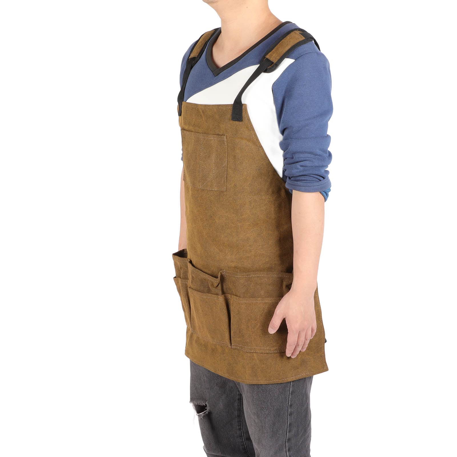 Kuuleyn Grembiule da Lavoro 9 Tasche Regolabile Falegnameria