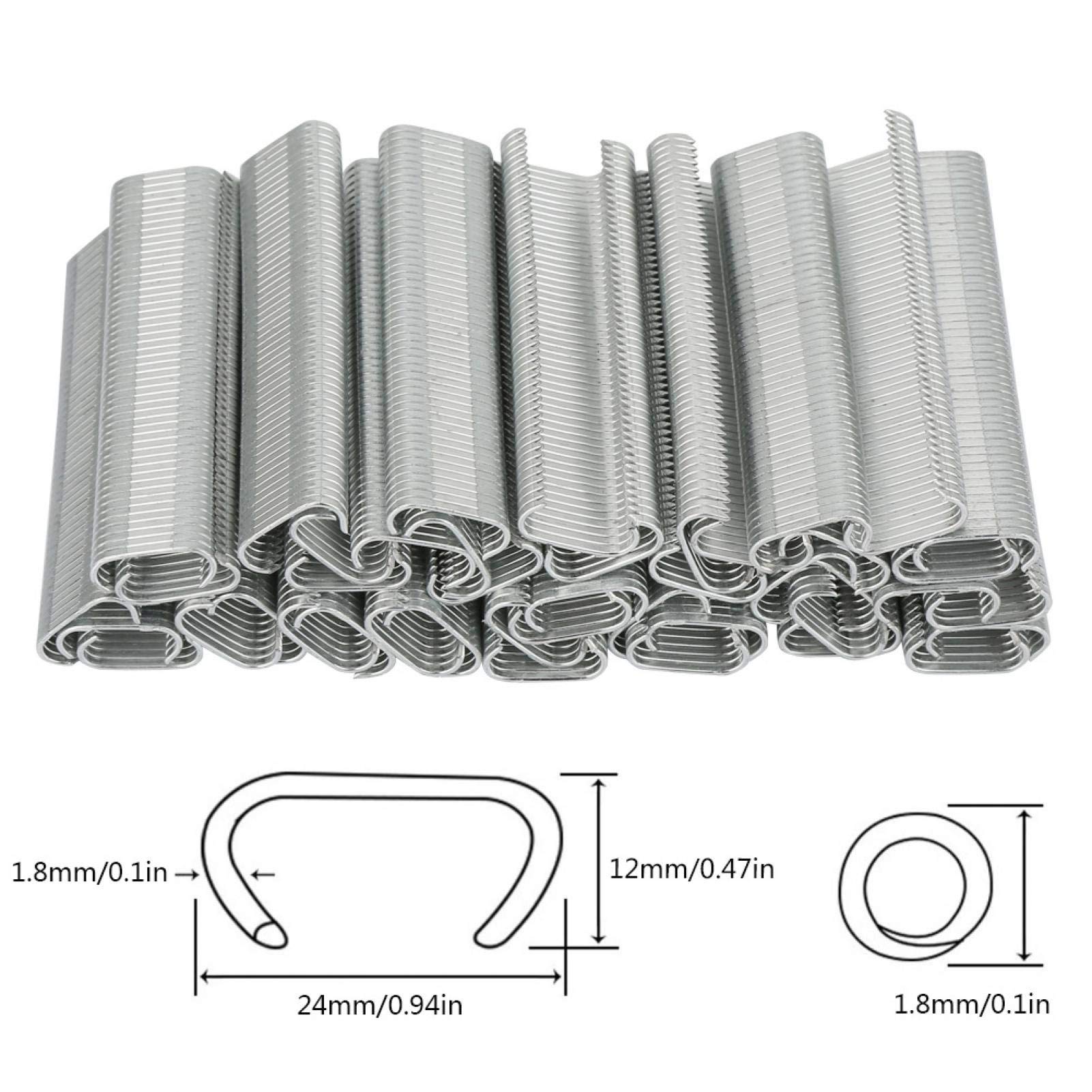 Kuuleyn Anelli hog ring 8 mm metallo 2500 pezzi