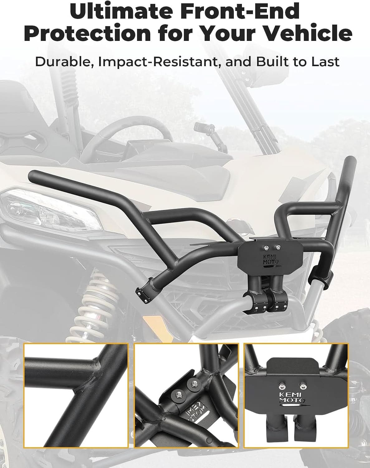 KEMIMOTO ZForce 950 paraurti anteriore acciaio