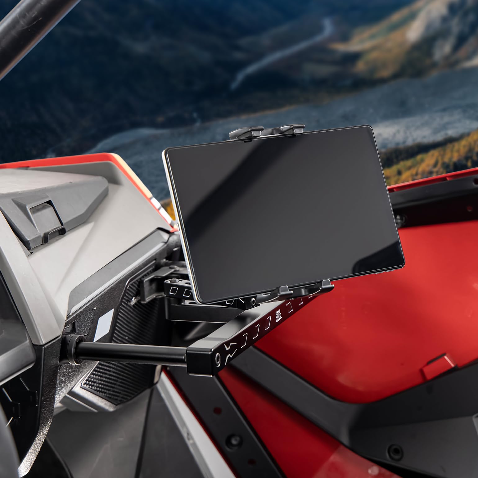 Kemimoto supporto tablet GPS + maniglia RZR Pro R Turbo R