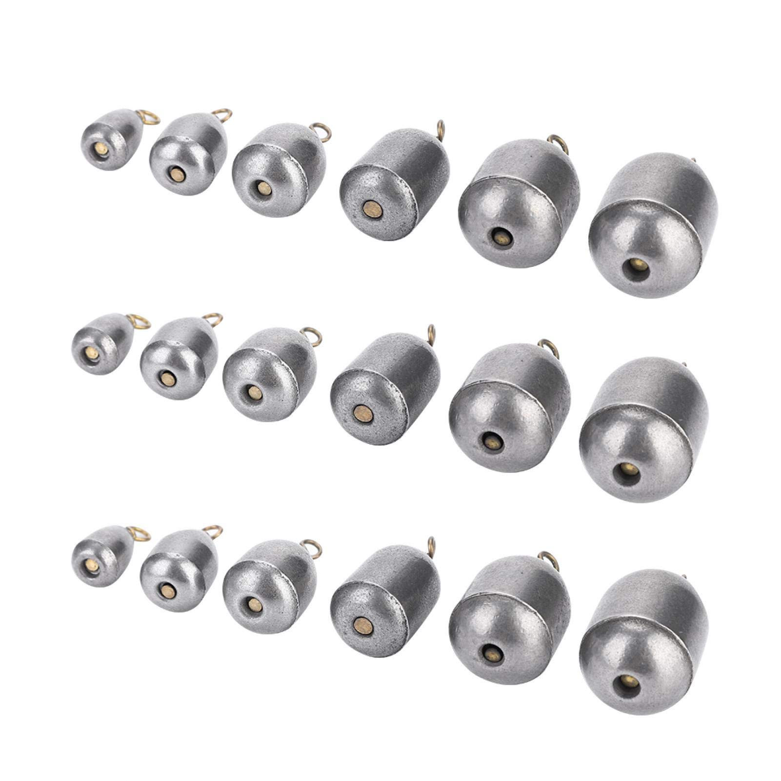 Kuuleyn Set Piombini da Pesca 18 Pezzi Piombi Sferici 4-28 g