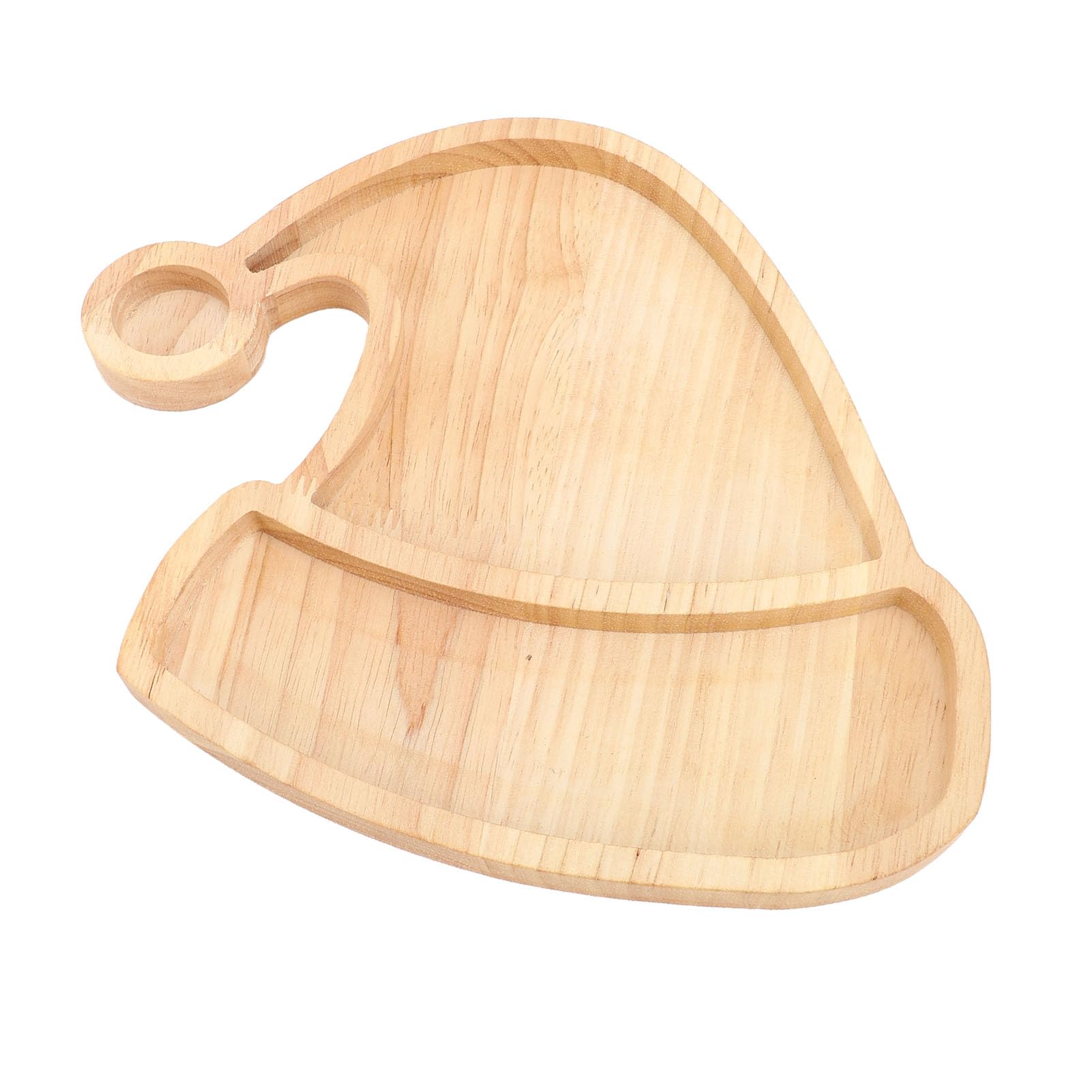 Hapivida Vassoio Legno Quercia Cappello Natale Antipasti