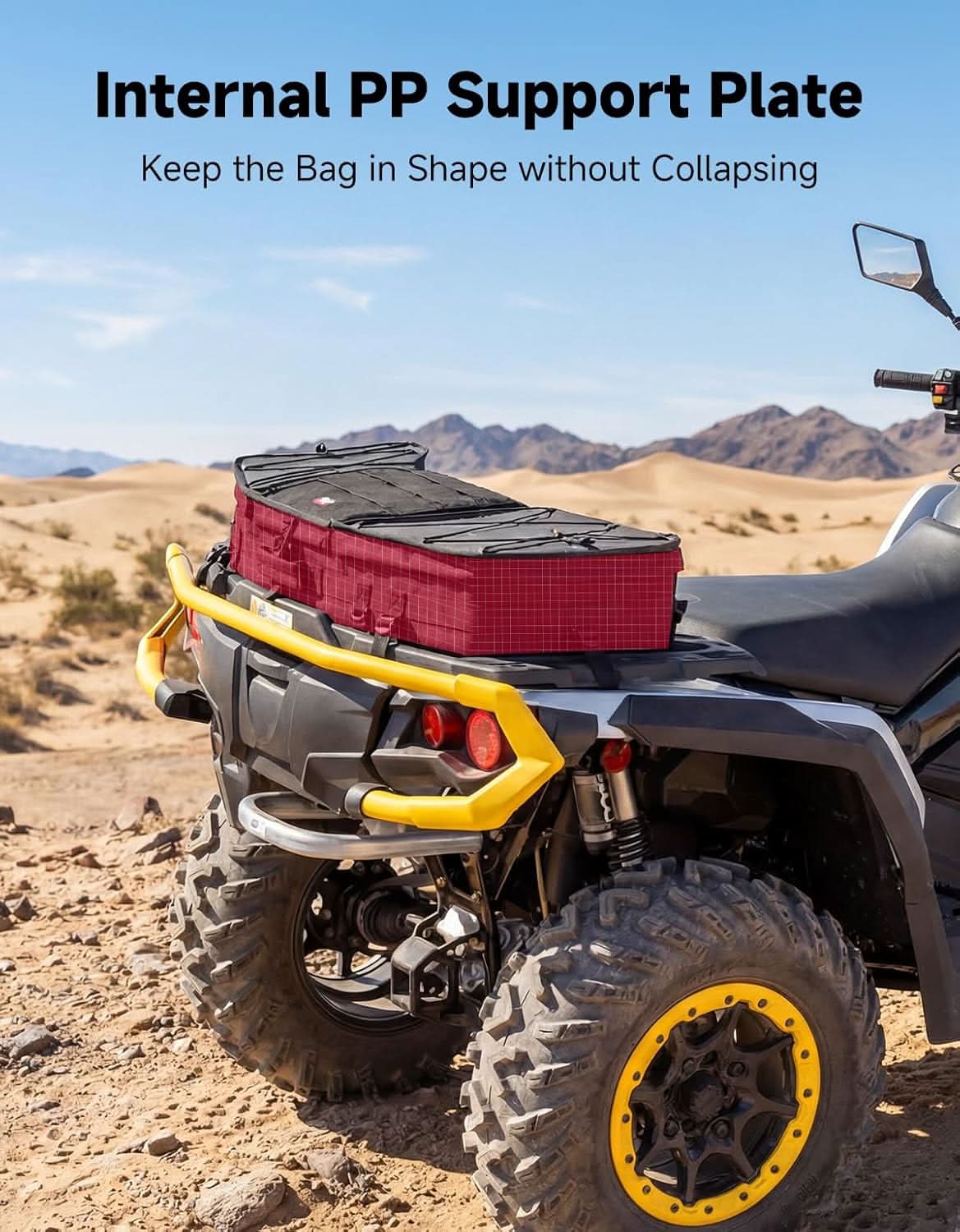 KEMIMOTO Borsa Portapacchi ATV Sportsman Impermeabile 444 mm