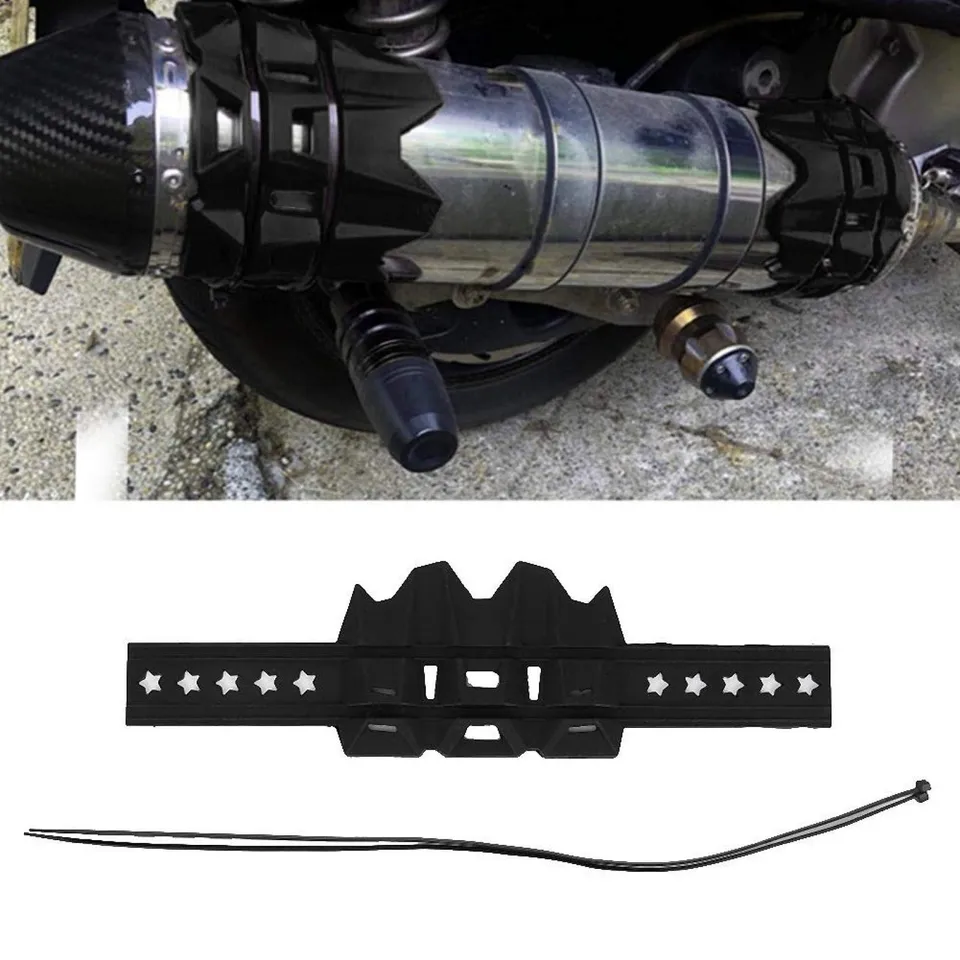 Kuuleyn protezione scarico moto silicone nero