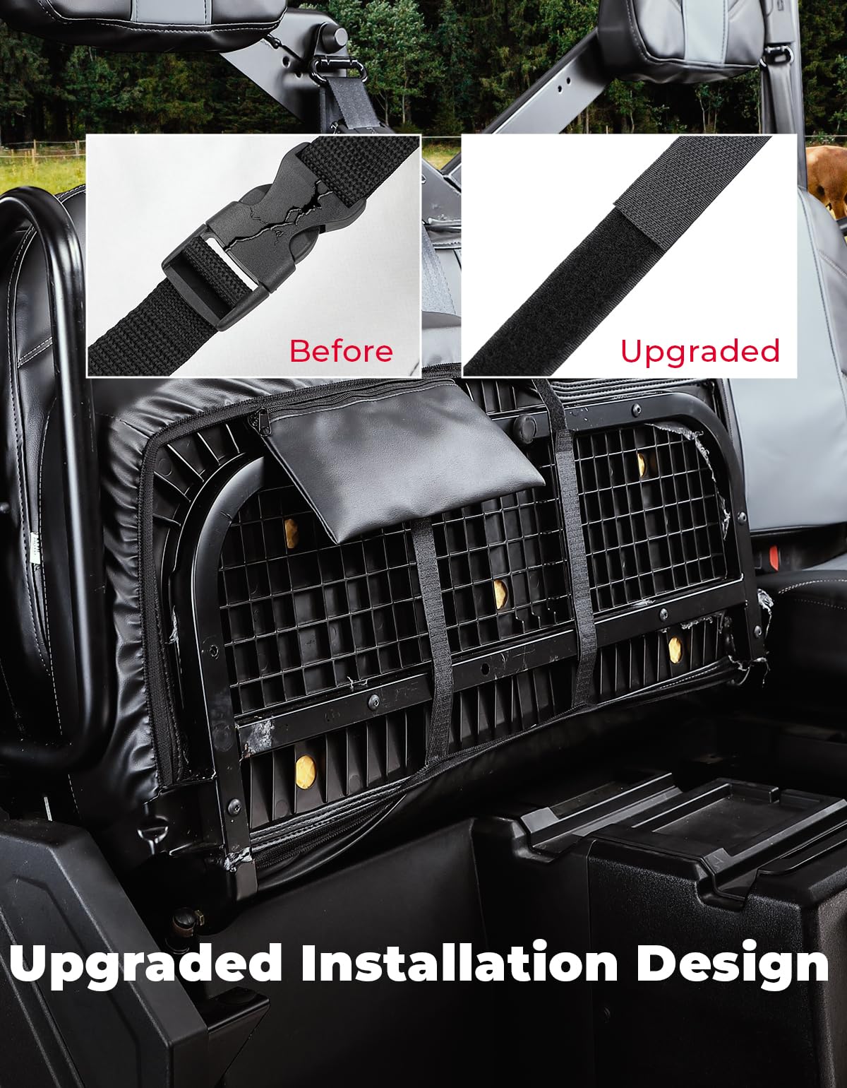 Kemimoto Ranger XP 1000 coprisedili pelle con tasca set