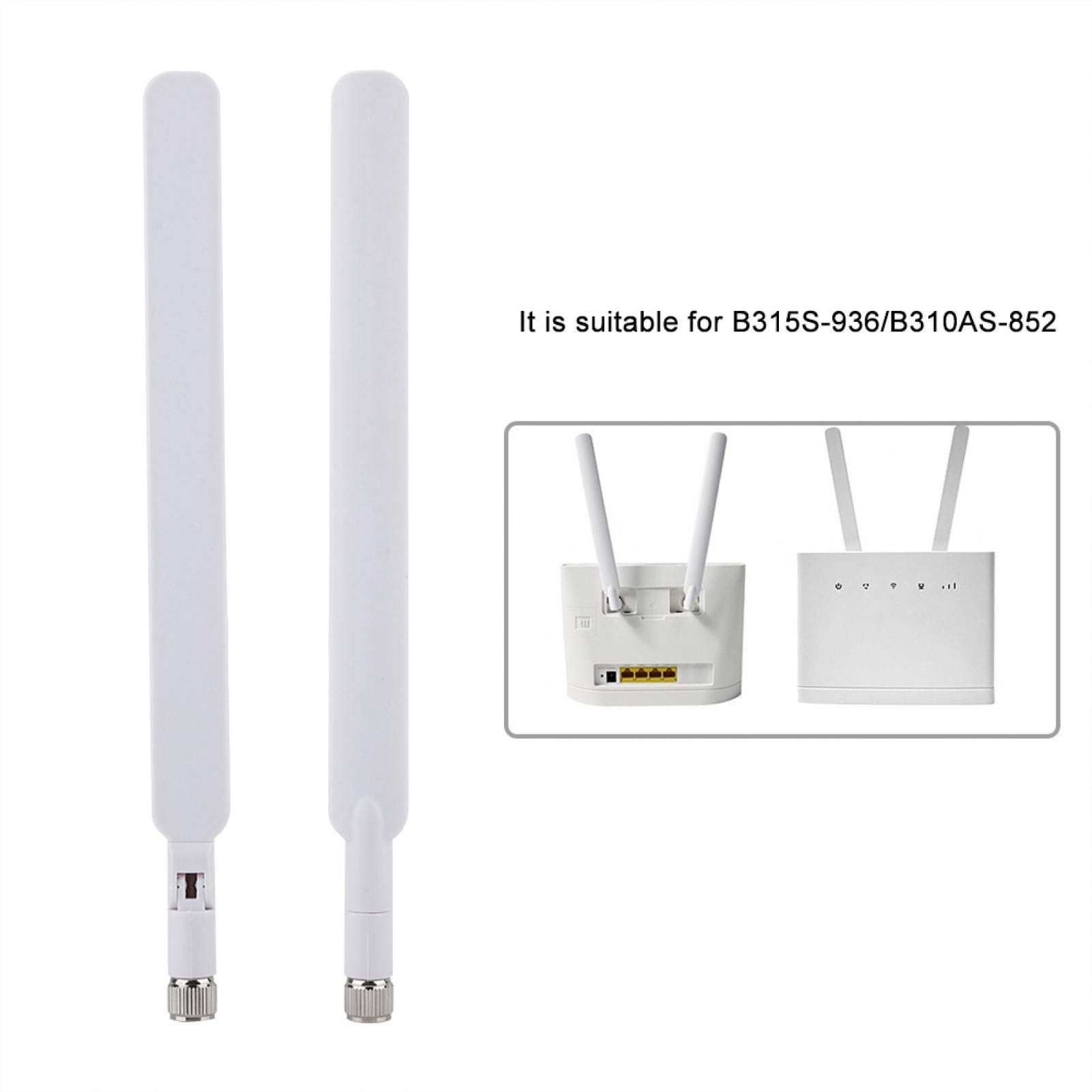 Kuuleyn Antenna 4G LTE SMA 5dBi per Router CPE 2 Pezzi
