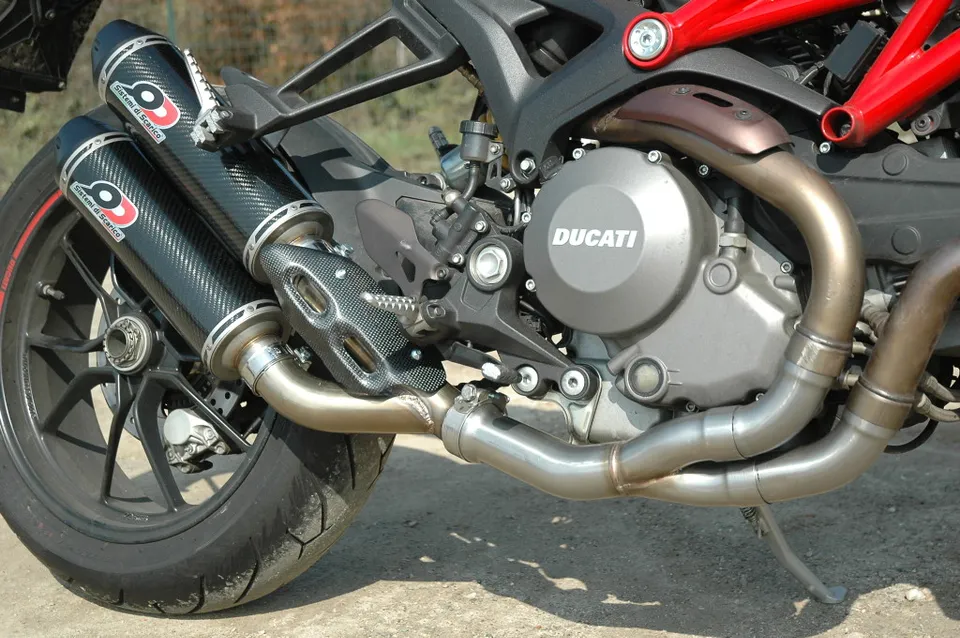QD Exhaust Eliminatore Valvola tubo scarico Monster 1100 Evo inox