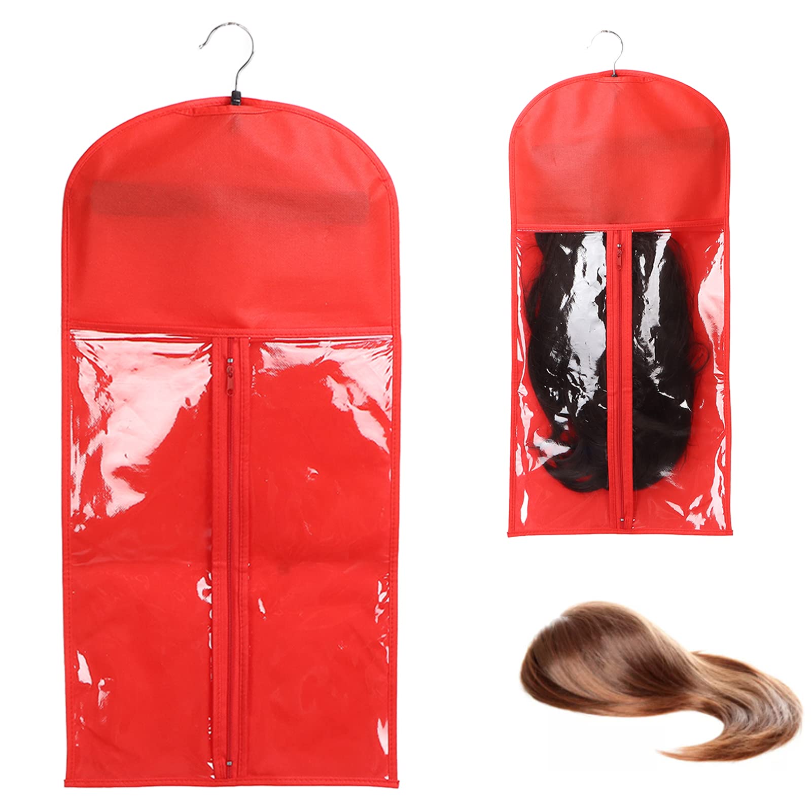 Kuuleyn Borsa Extension Capelli Rossa 60x30 cm con Gancio