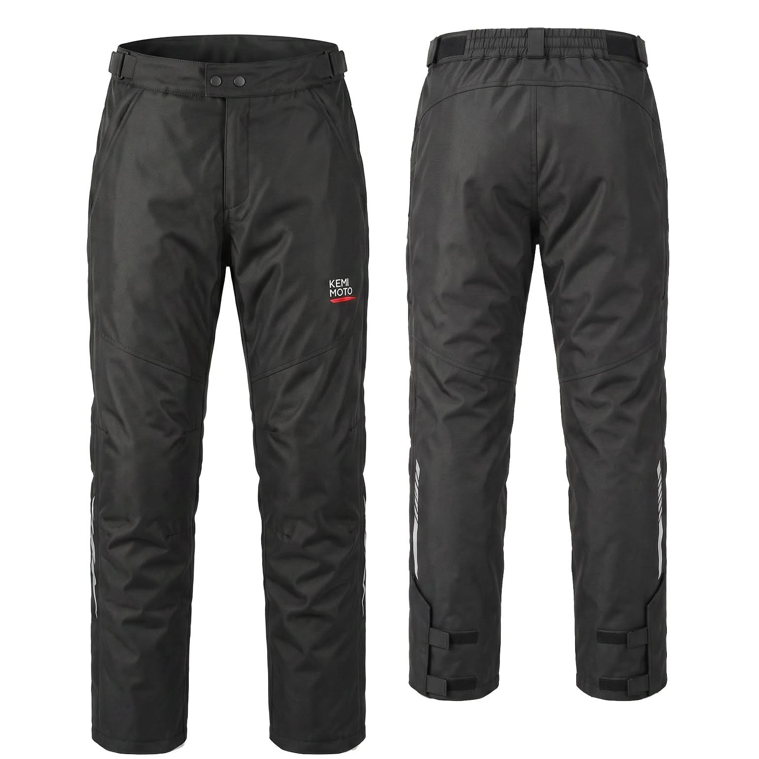 KEMIMOTO Quick-Off pantaloni moto invernali antivento CE