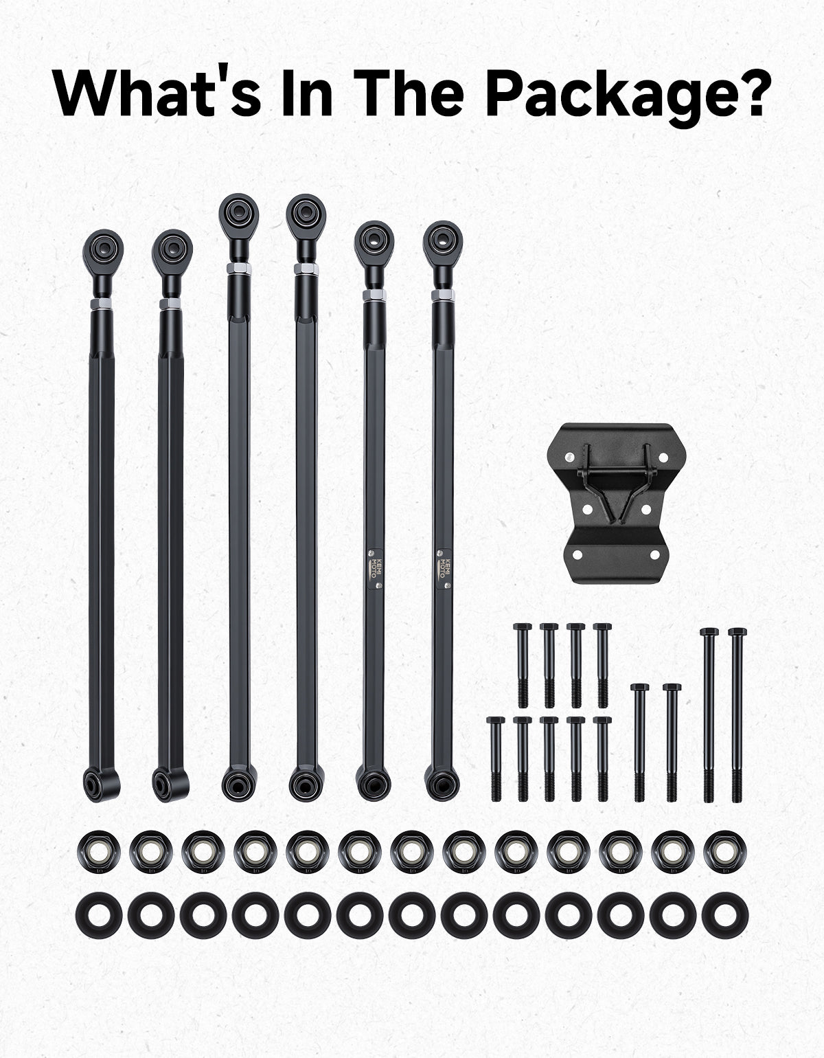 Kemimoto Maverick X3 bracci posteriori 72 pollici acciaio rinforzato
