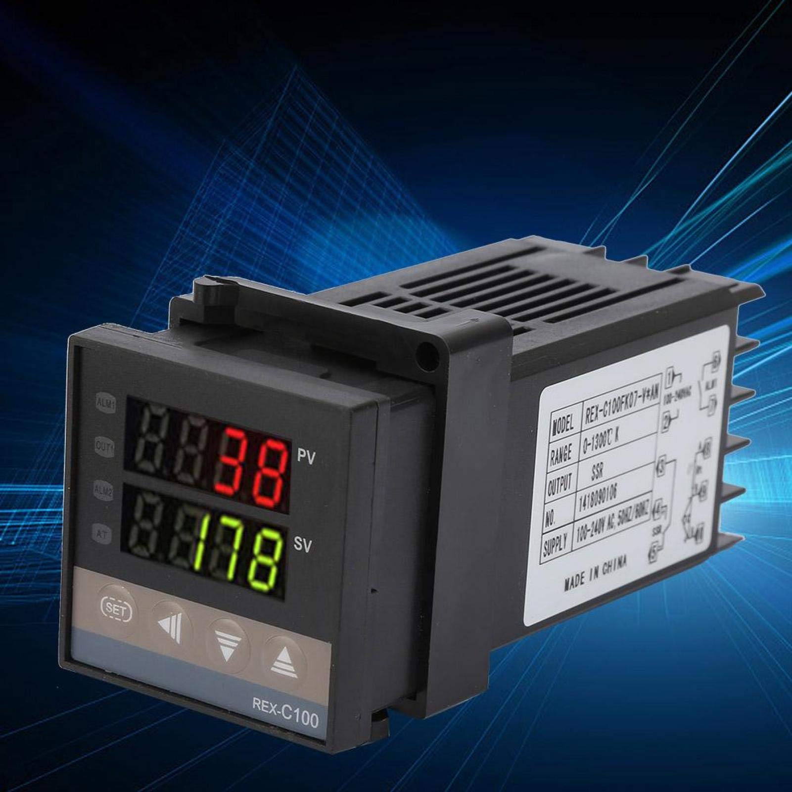Kuuleyn Termostato Digitale PID 110-240V 0-1300°C Sonda