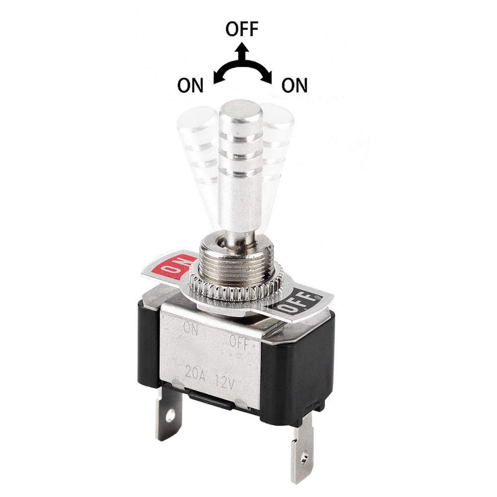 Kuuleyn interruttore a levetta metallo 12V ON-OFF 20A