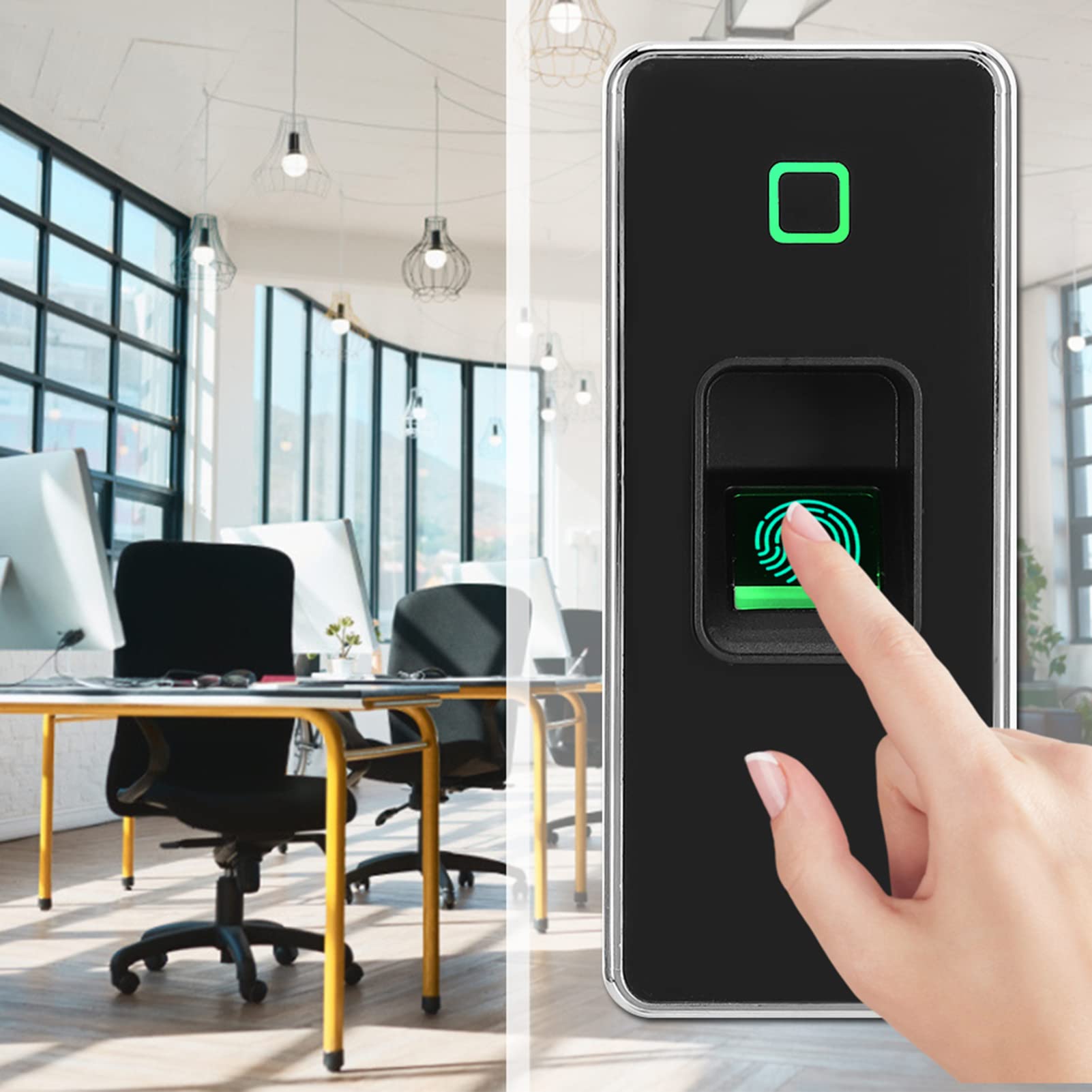 Kuuleyn Controller Accessi RFID Impronte Tastiera Controllo Accessi Metallo