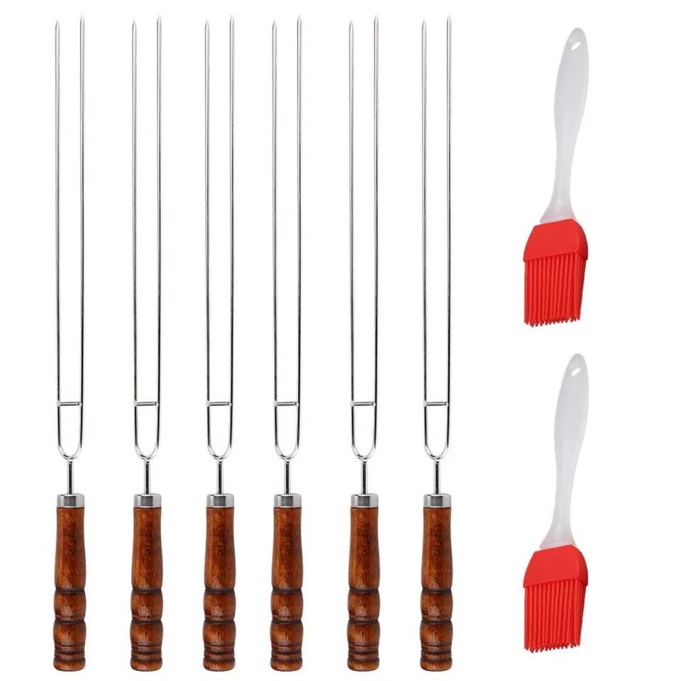 Kuuleyn Forchette Barbecue 6pz + Pennelli Silicone 2pz