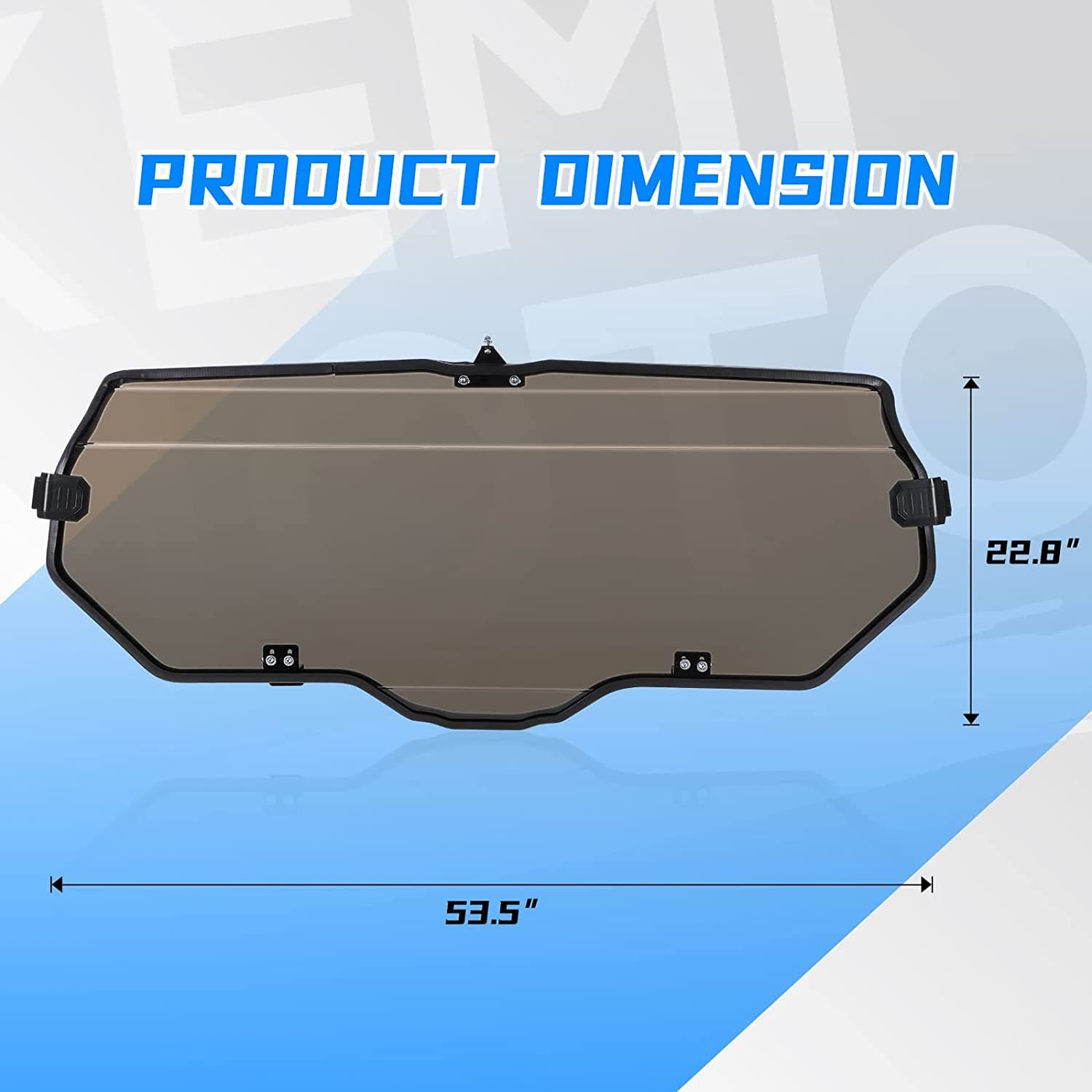 Kemimoto Talon 1000X 1000R parabrezza posteriore scuro antipioggia
