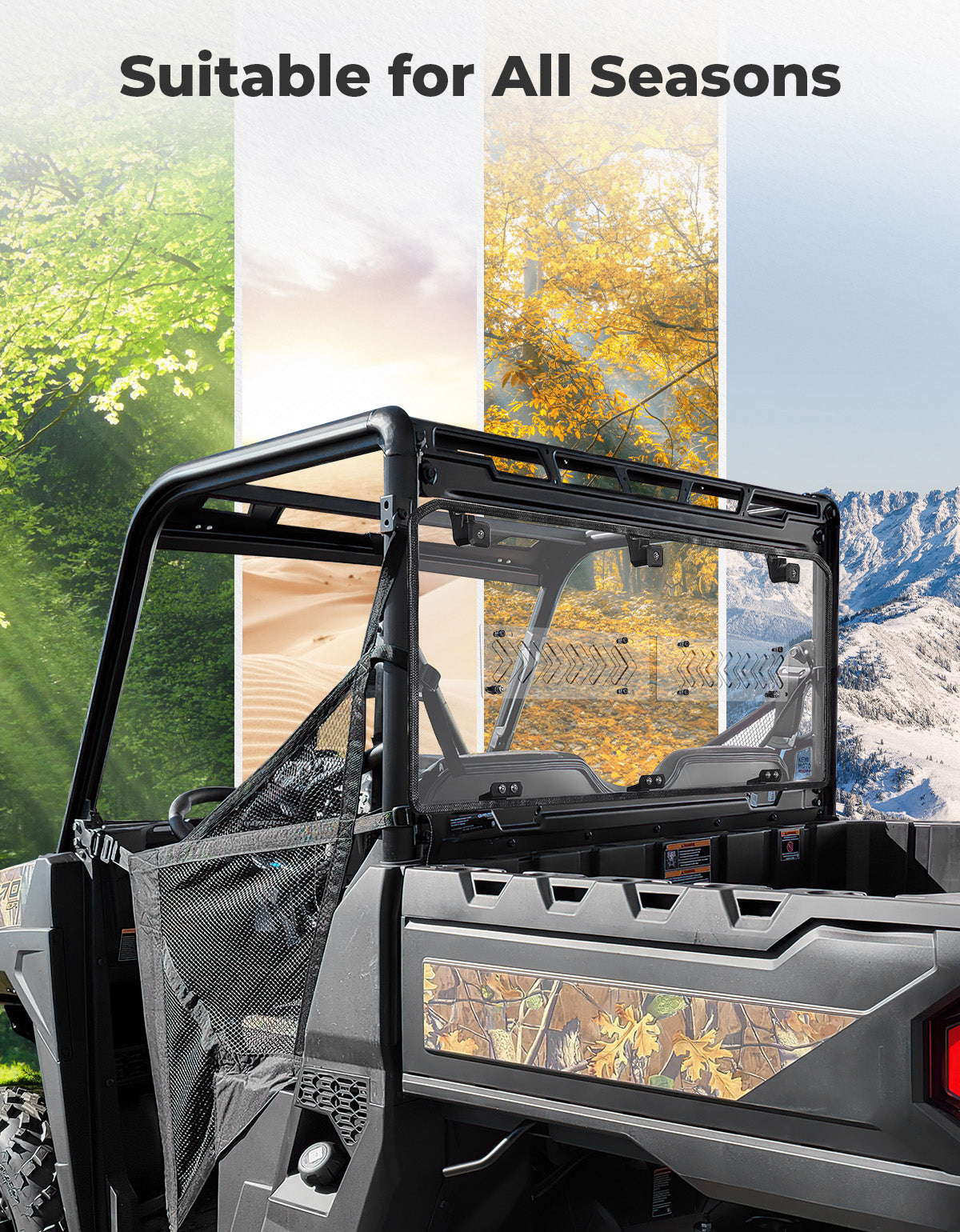 KEMIMOTO Lunotto Posteriore Ranger Midsize 570 Ventilato