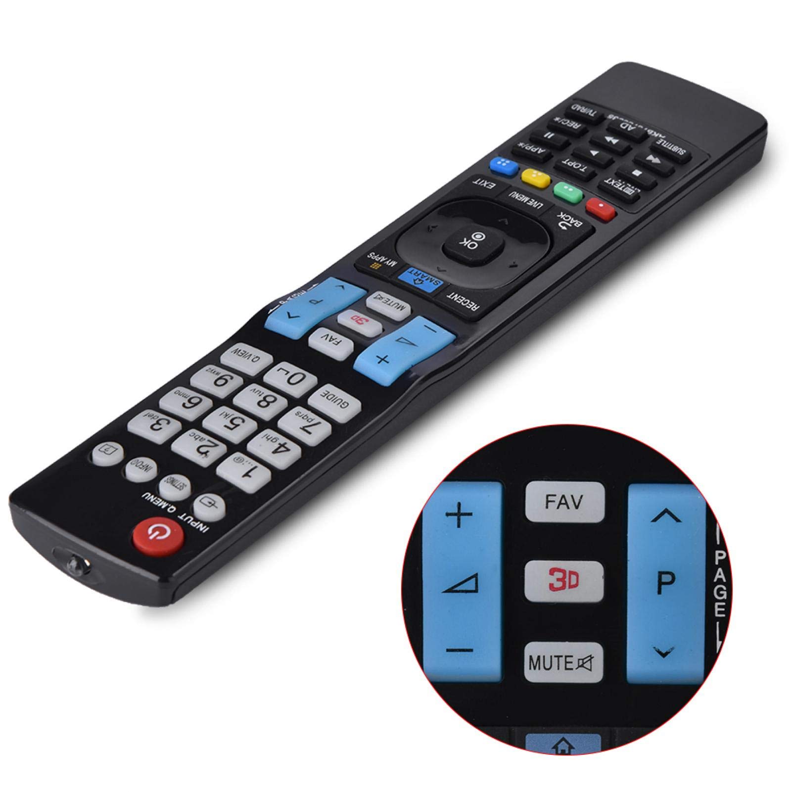 Kuuleyn telecomando AKB73756565 per TV nero