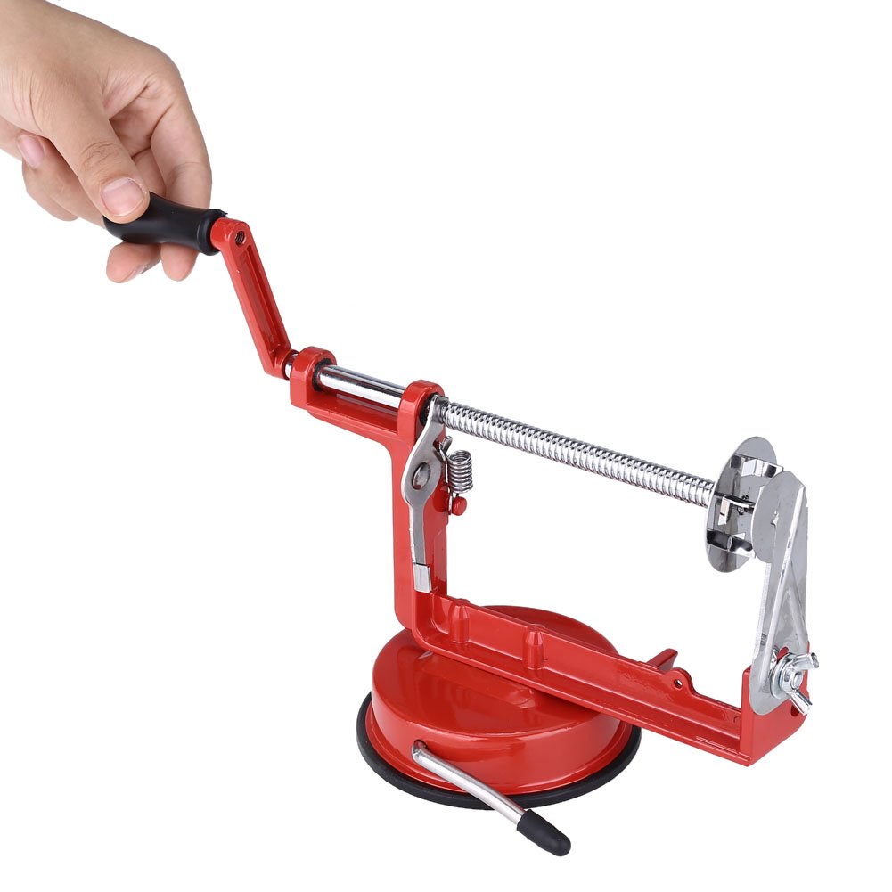 Kuuleyn Affettatrice Spirale Patate Acciaio Inox Rossa