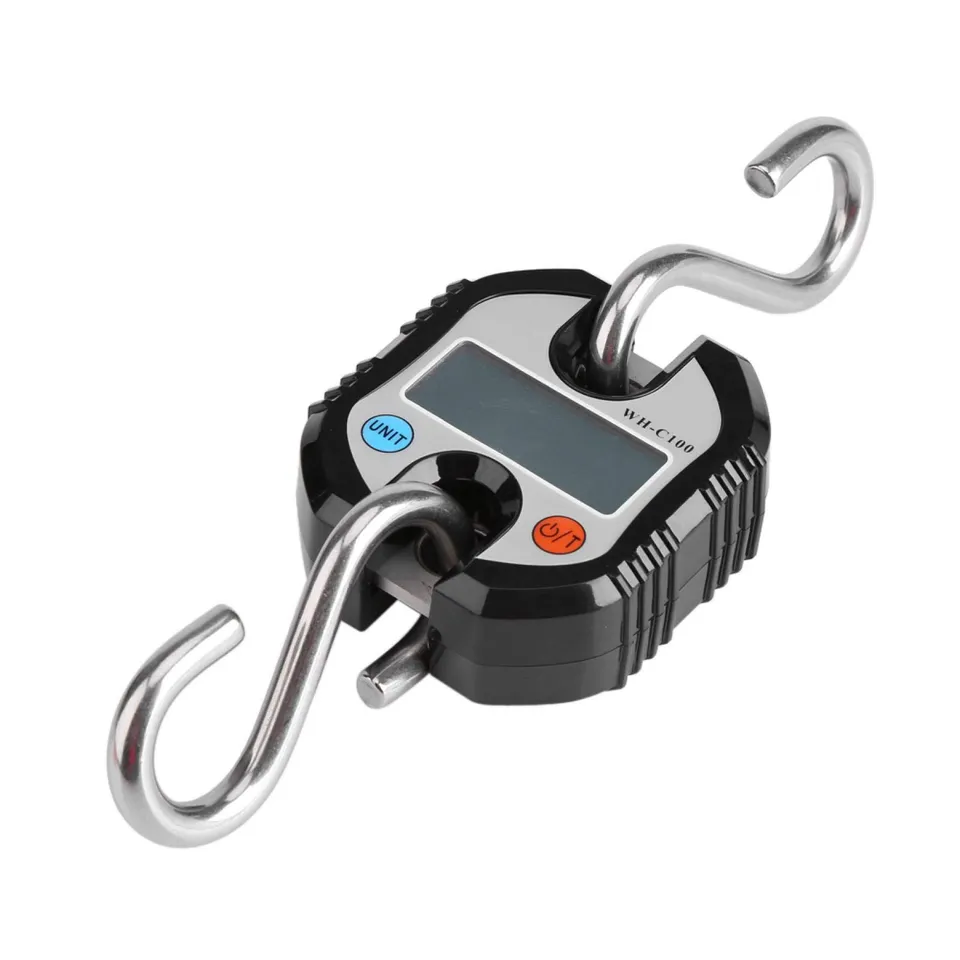 Kuuleyn Bilancia Gru Digitale 150Kg Bilancia Nero LCD