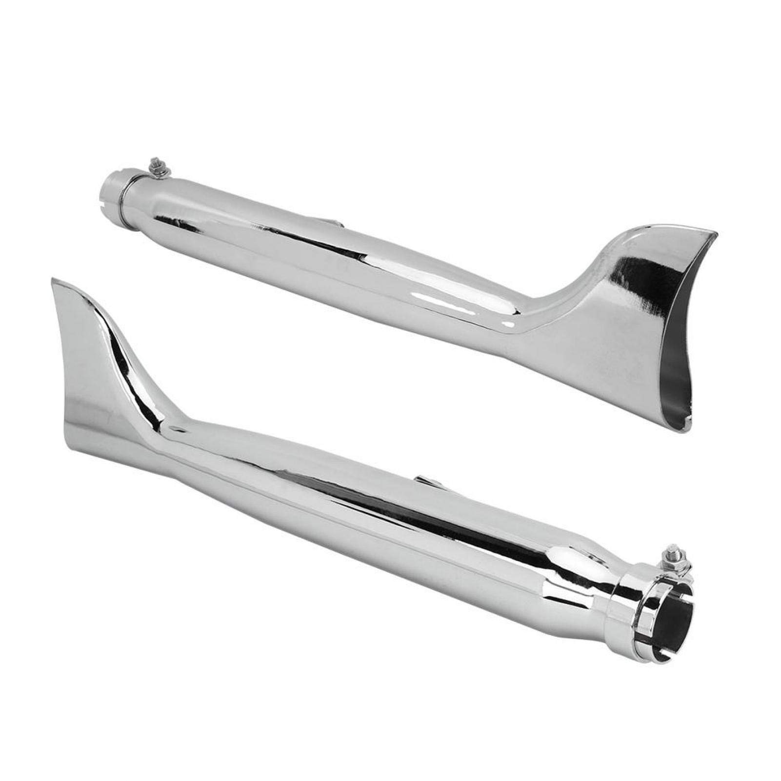 Kuuleyn 21 Pollici Tubo Scarico Moto Universale Ferro 2pz