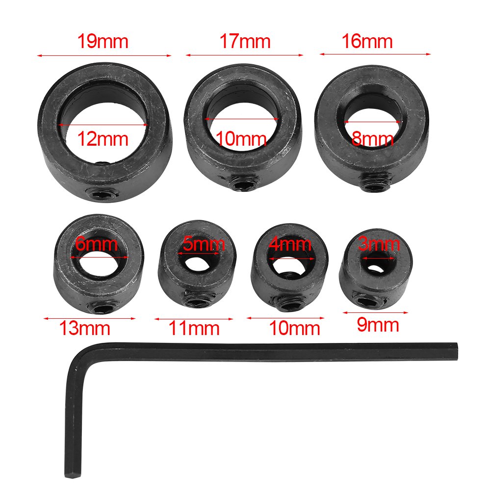 Kuuleyn fermi profondità trapano 3-12mm set 7 pezzi