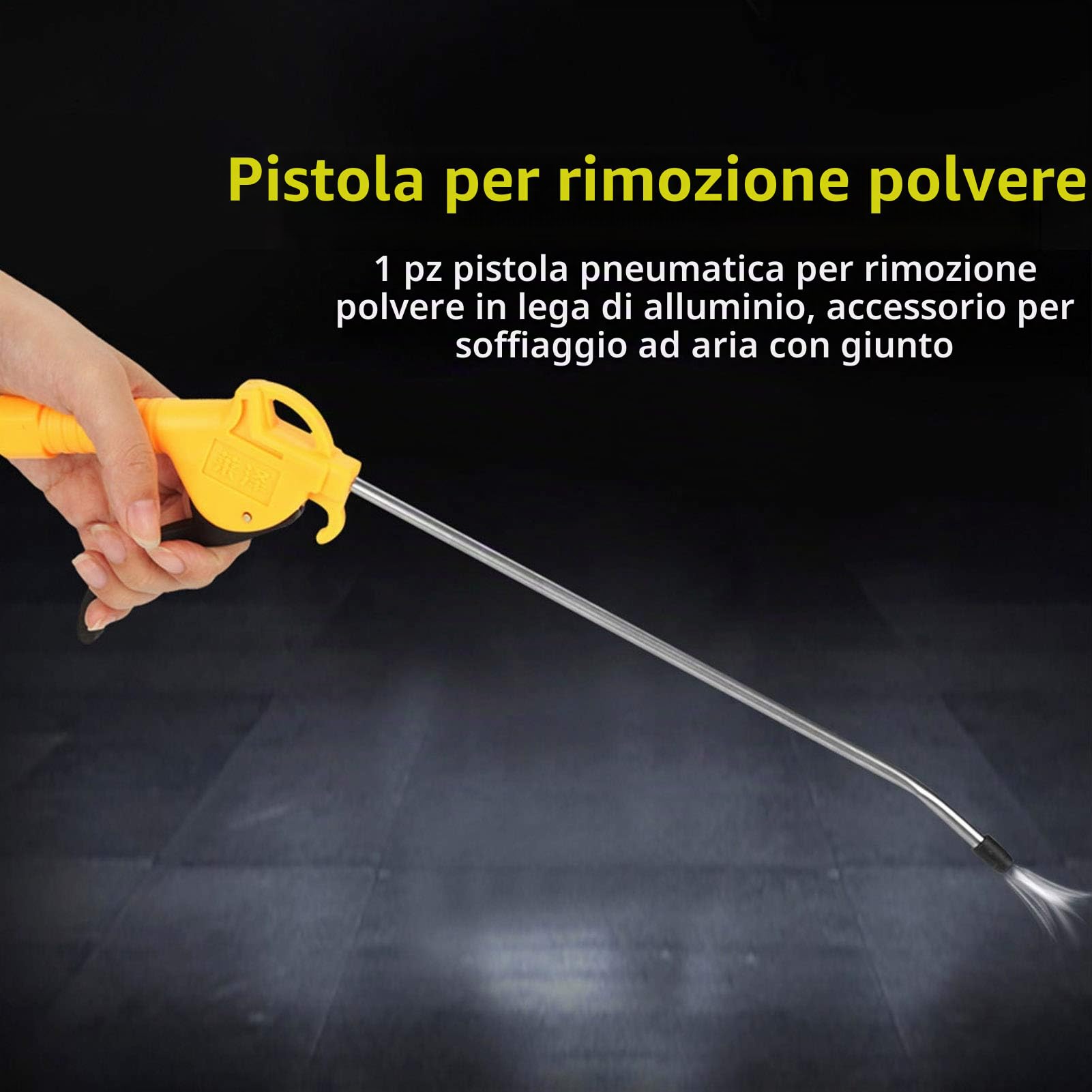 Kuuleyn Pistola Aria Compressa Soffiaggio Alluminio con Ugello