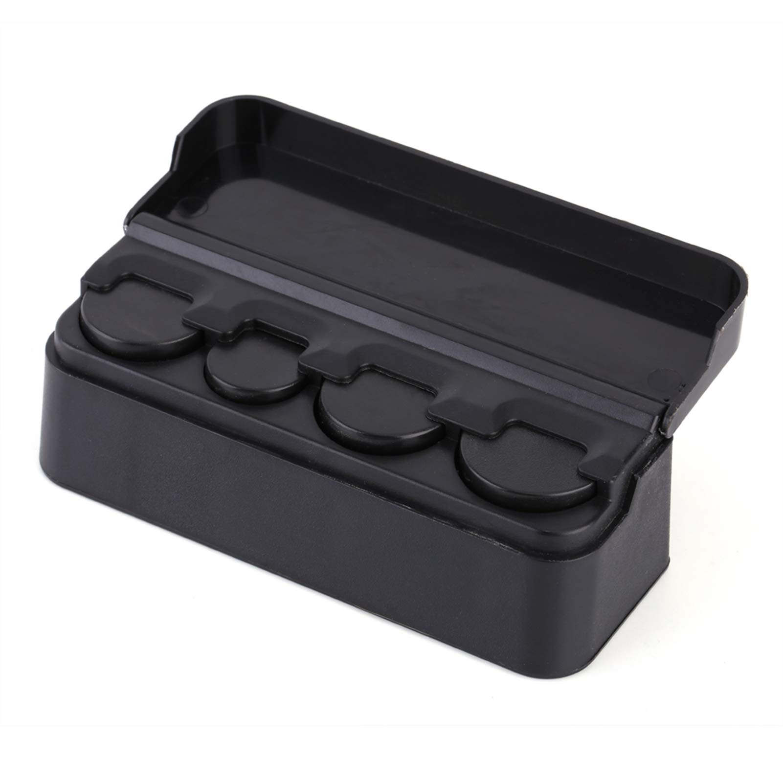AOWINHIT Portamonete Auto organizer nero a molla
