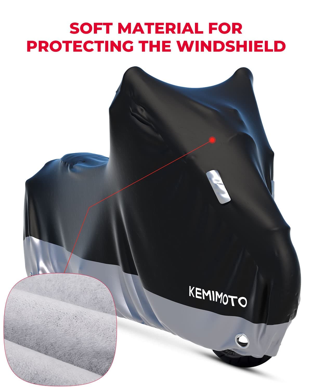 KEMIMOTO F0313-00401BK telo coprimoto impermeabile Grom MSX125