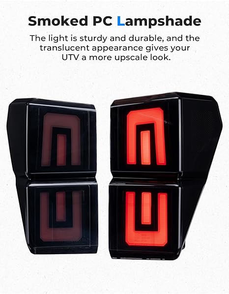 KEMIMOTO fanali posteriori LED Polaris Ranger 1000 XP Crew
