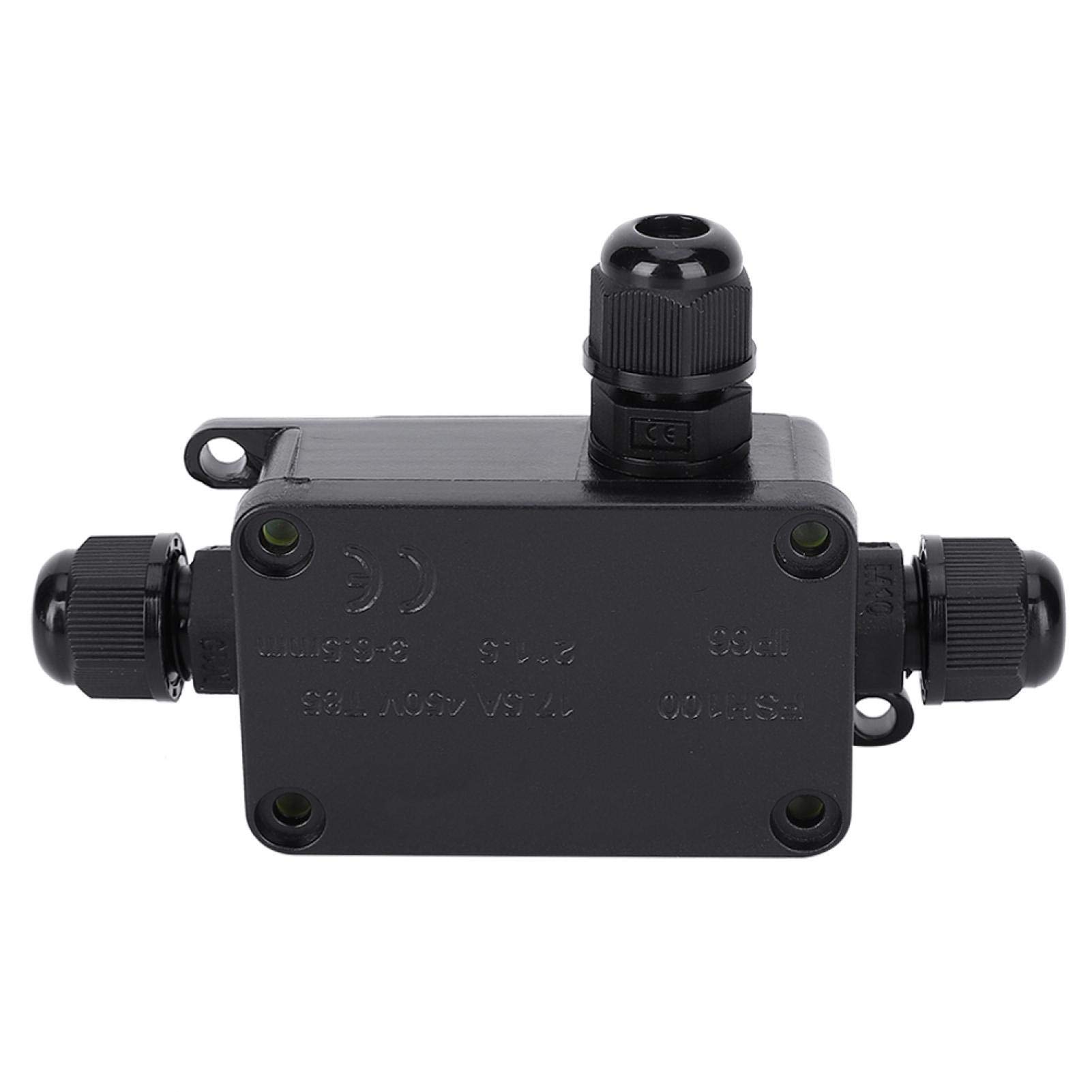 Kuuleyn Scatola Giunzione Impermeabile IP66 Mini Nera