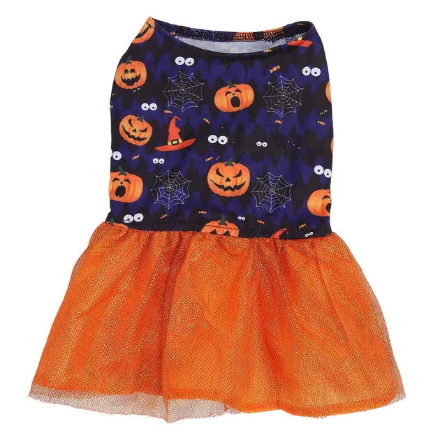Kuuleyn Costume Halloween Cane Zucca Taglia S Leggero