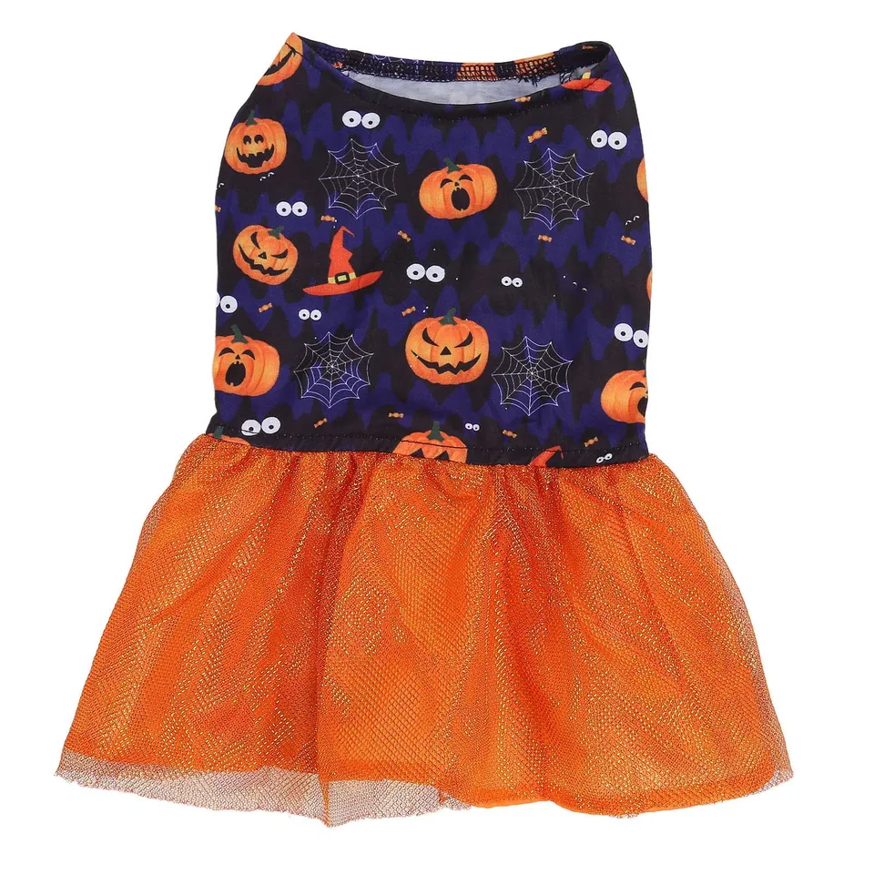 Kuuleyn Costume Halloween Cane Zucca Taglia S Leggero