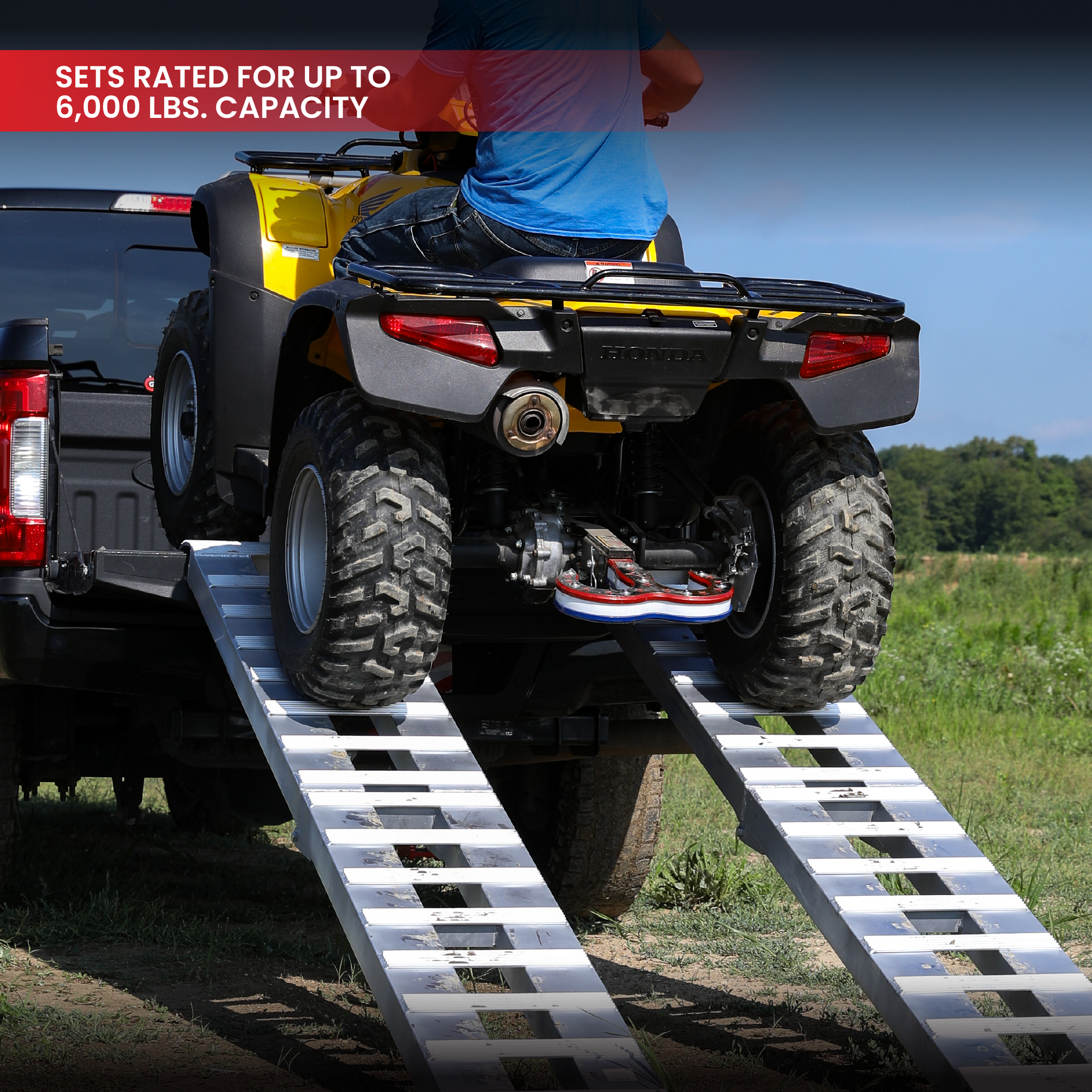 GEN-Y Hitch GH-102595 rampe carico alluminio 8 piedi pieghevoli
