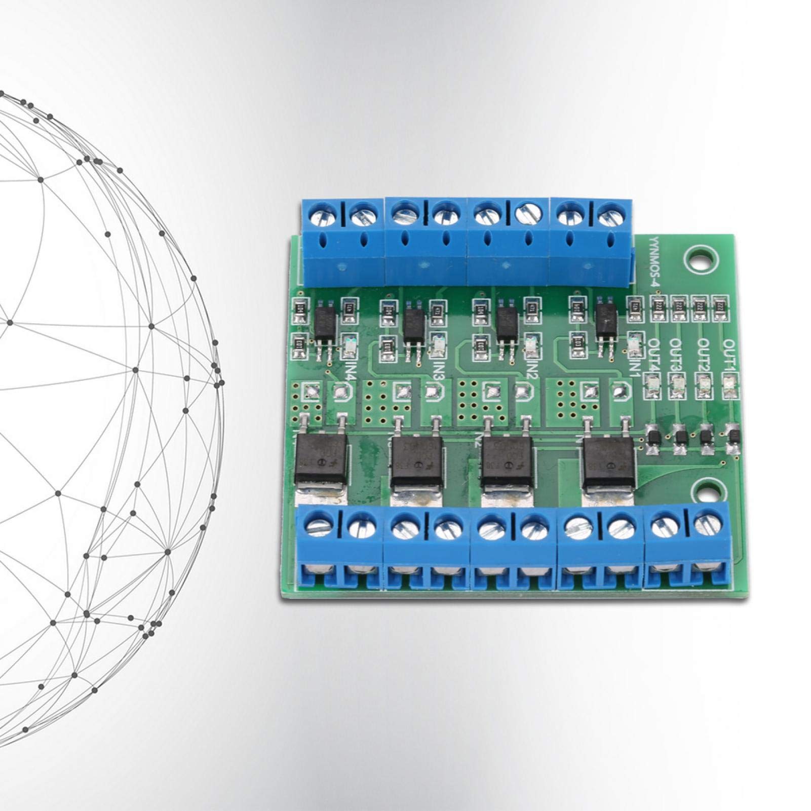 Kuuleyn Modulo MOSFET 4 Canali 10A PWM PLC