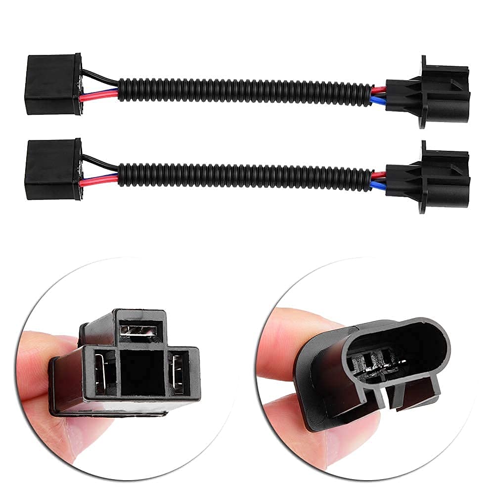 Kuuleyn Adattatore Faro H4-H13 Cavo Conversione 2 Pezzi Rame