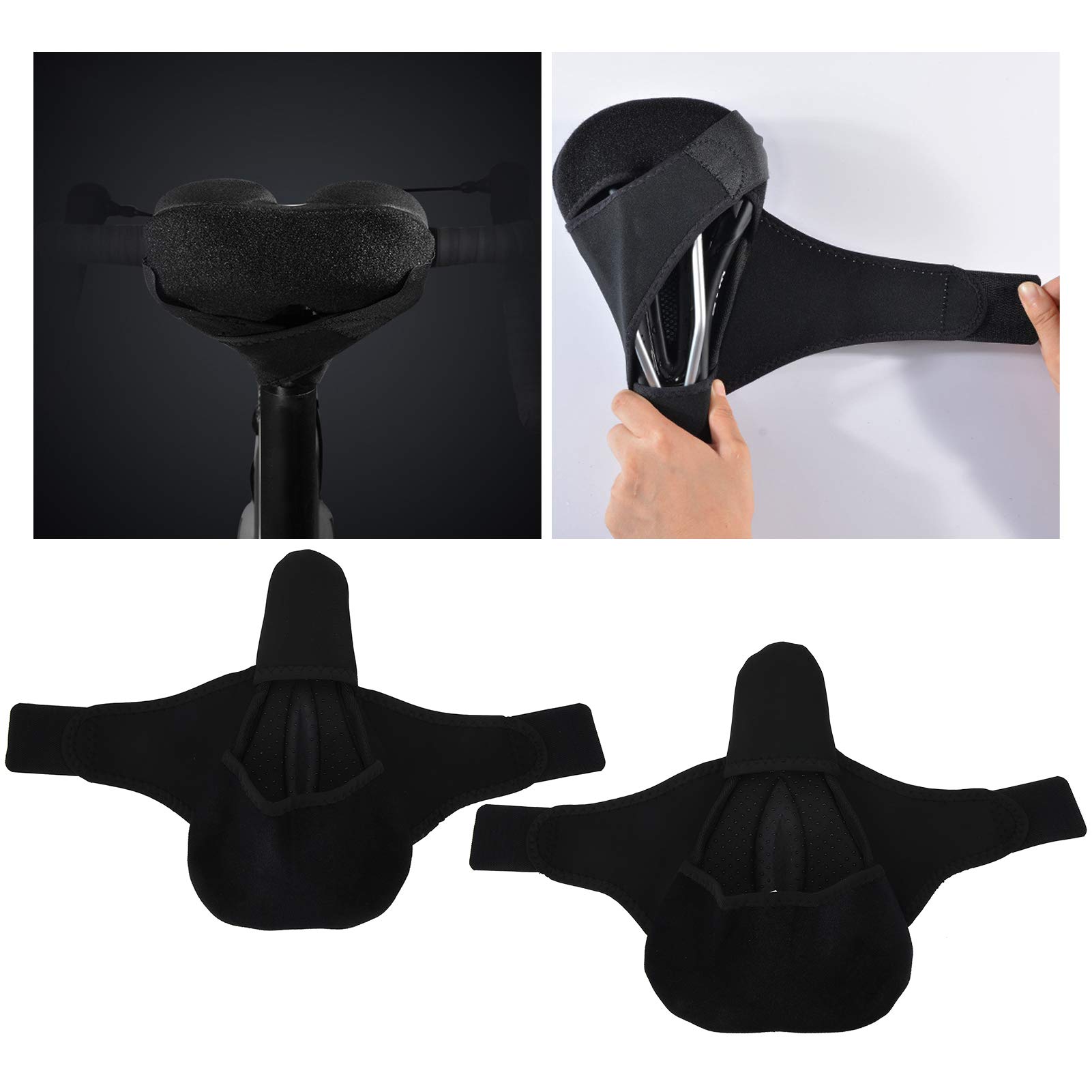 Kuuleyn coprisella bici silicone nero traspirante