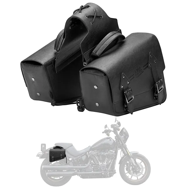 KEMIMOTO Sportster borse laterali pelle 11L