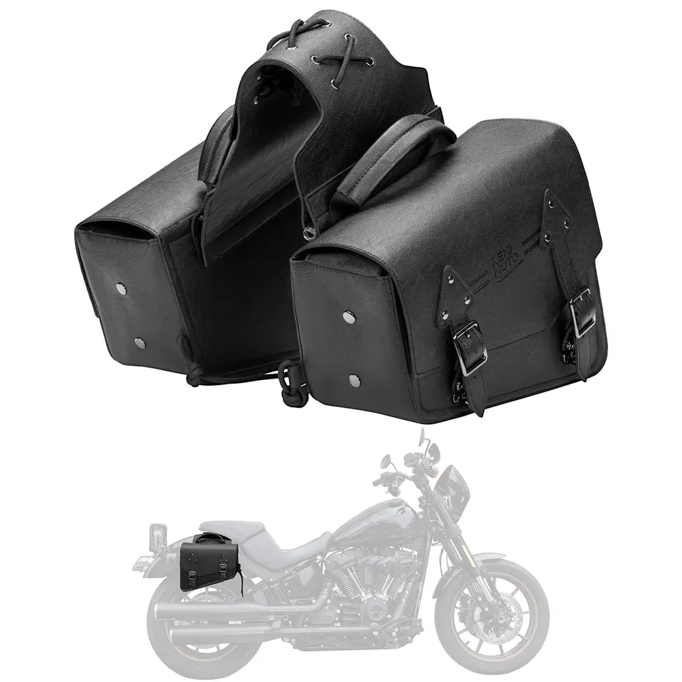 KEMIMOTO Sportster borse laterali pelle 11L