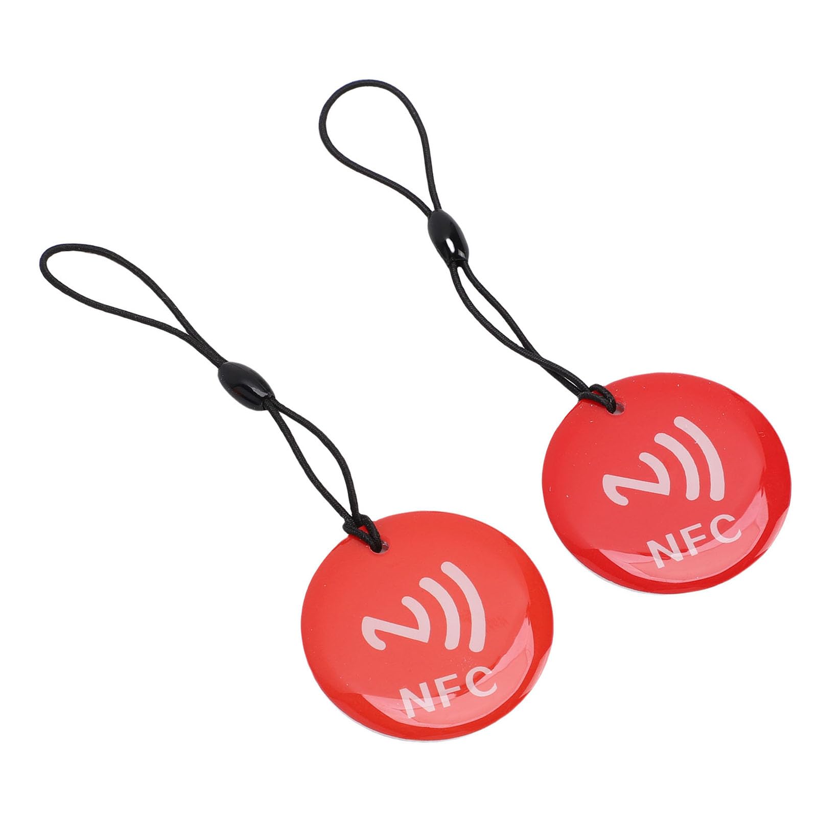 AOWINHIT portachiavi NFC NTAG213 rosso 10 pezzi