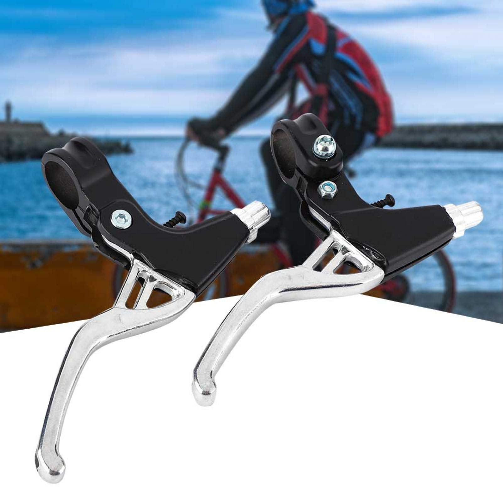 Kuuleyn Leve Freno Bici Alluminio Argento 1 Paio
