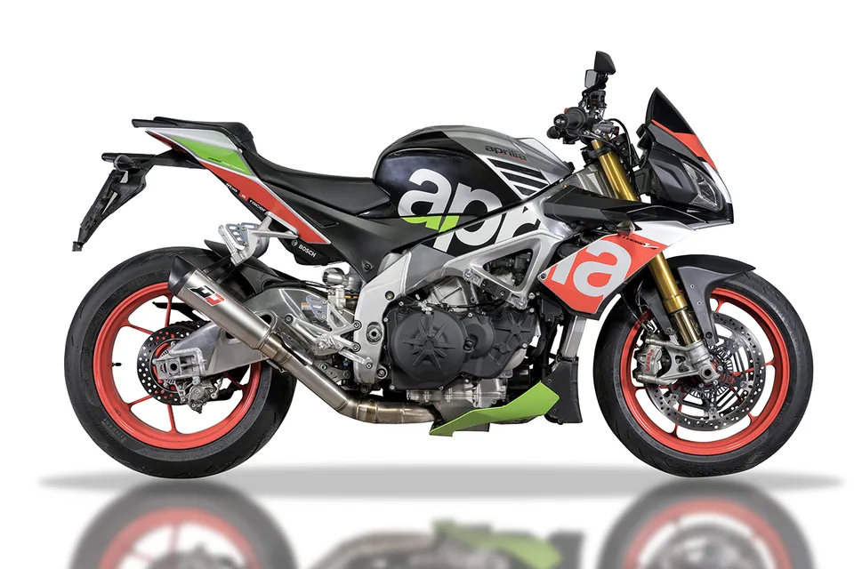 QD Exhaust Tri-Cone Racing slip-on titanio 60mm